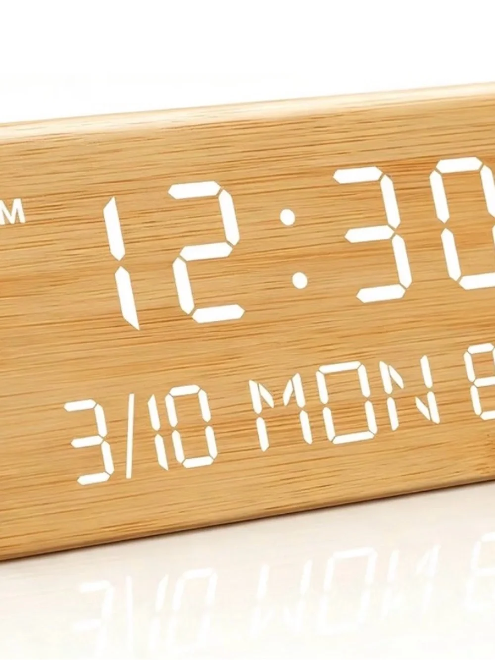 Wood Look Digital Alarm Clock